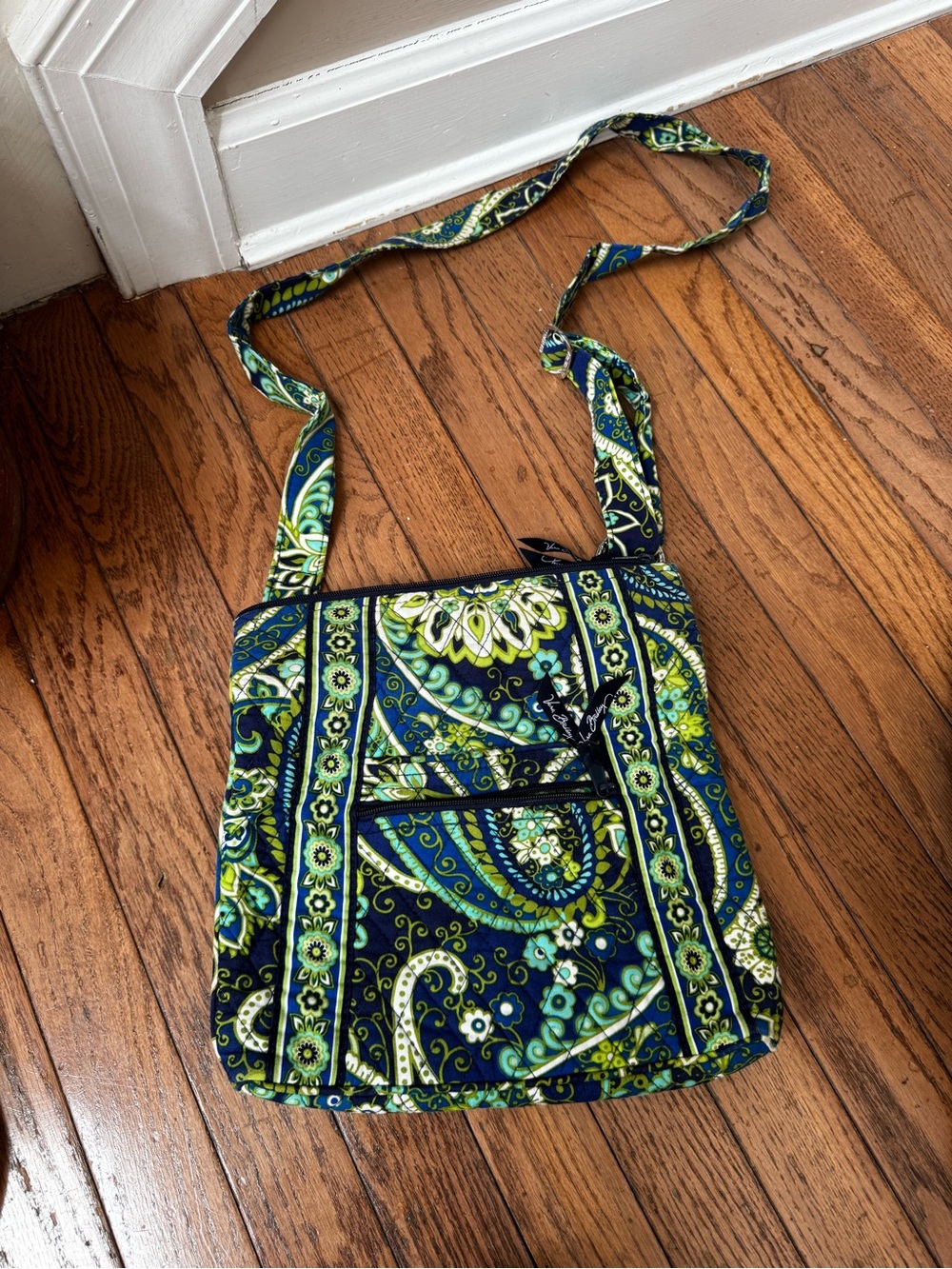 Vera Bradley - Retired Rhythm and Blues Quilted Crossbody Hipster